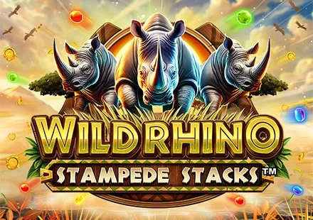 Wild Rhino Stampede Stacks™ game icon